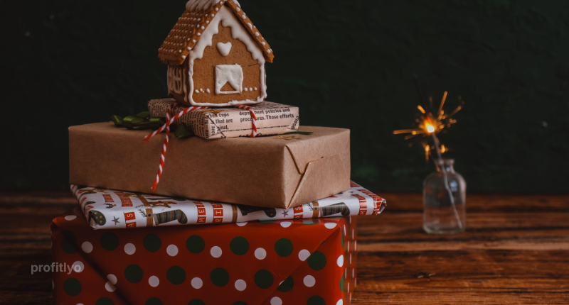 how to save money for holidays wrapped homemade gifts